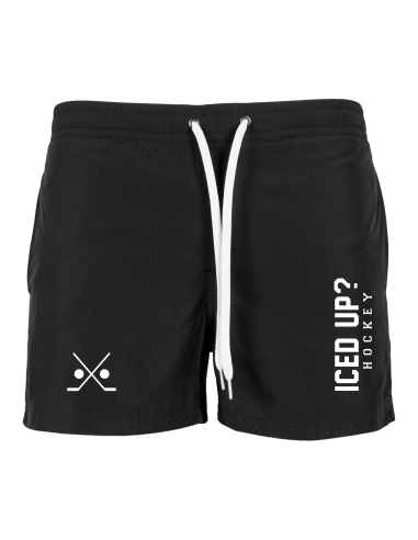 ICED UP? Swim Short Black