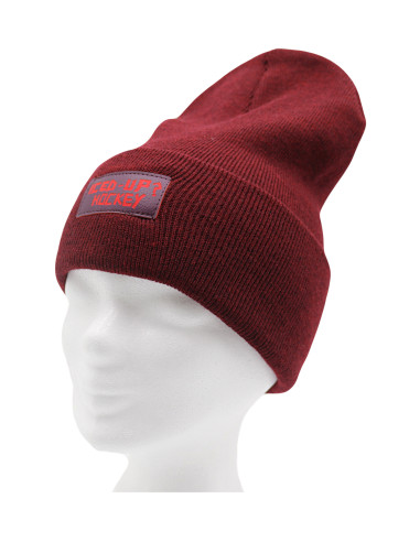 IU Hockey Cuffed Beanie Burgundy