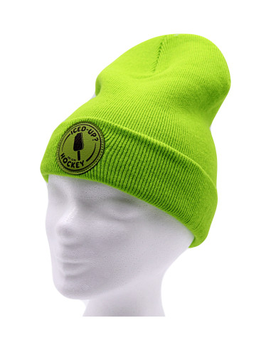 IU Hockey Original Beanie Lime Green